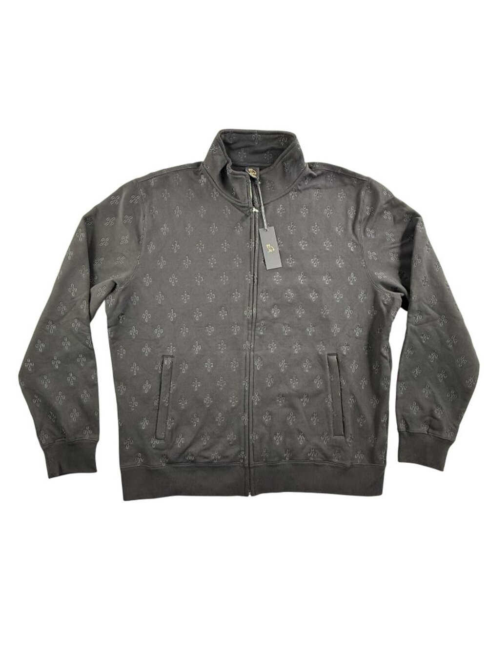 October's Very Own Jacket Mens 2XL Black Full Zip Track OVO Drake Rap New AOP
